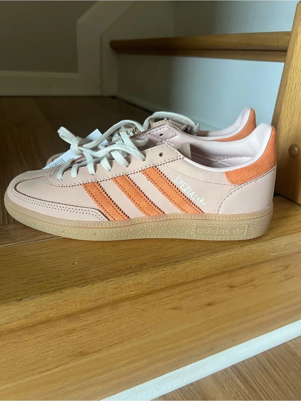 adidas Spezial Sneakers - Blush Pink & Coral Orange